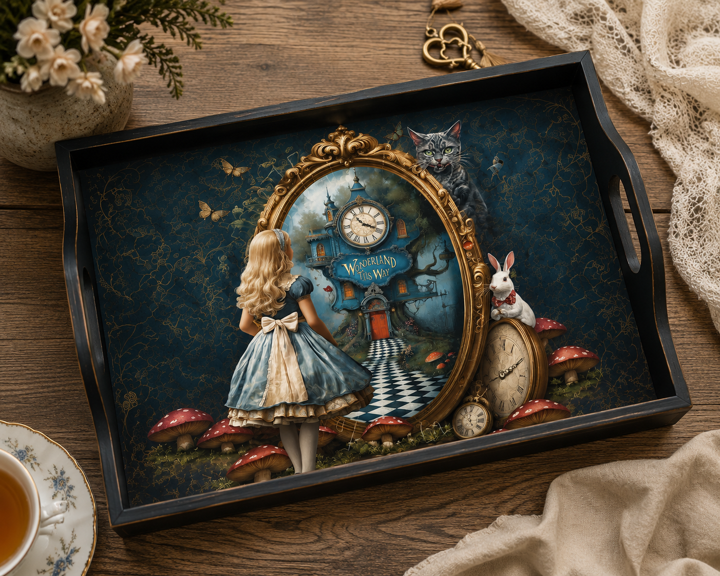 Dragonfly Crafts - Curios Looking Glass 1