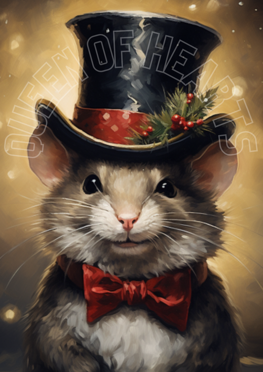 Queen of Hearts - Christmas Mouse