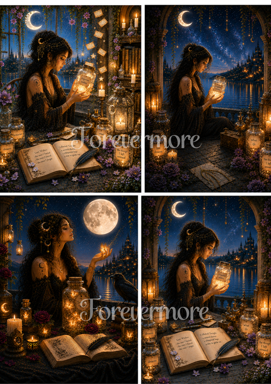 Complete 4-Pack with a bonus Collage Sheet of all 4
