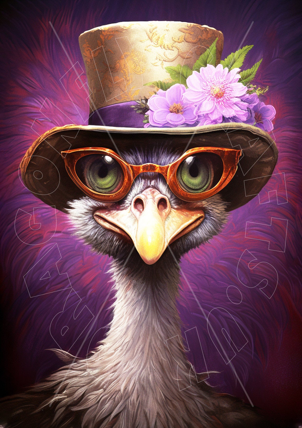 A decorative paper craft in the style of a dragonfly with a human face wearing a top hat and glasses, adorned with a floral applique.