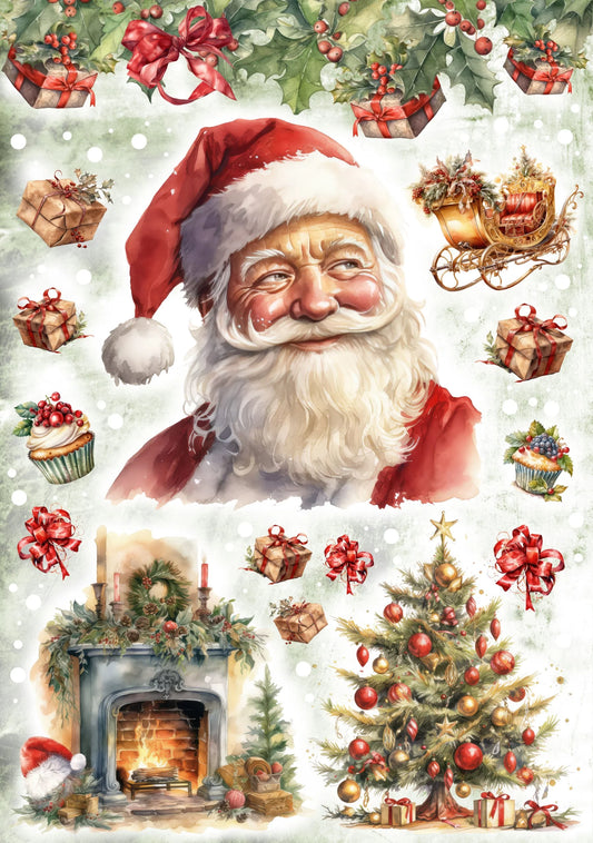 European Excellency - Christmas Santa Collage