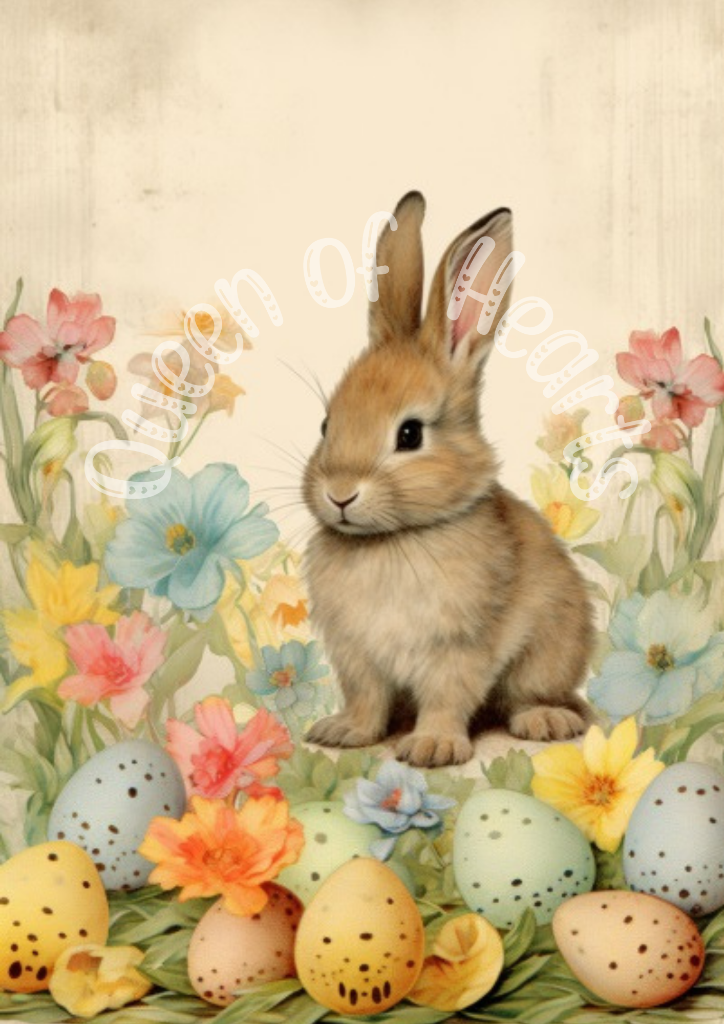 Queen of Hearts  - Easter Springtime