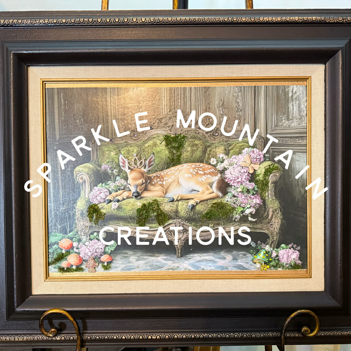 Fawn Slumberdisplayed on frame