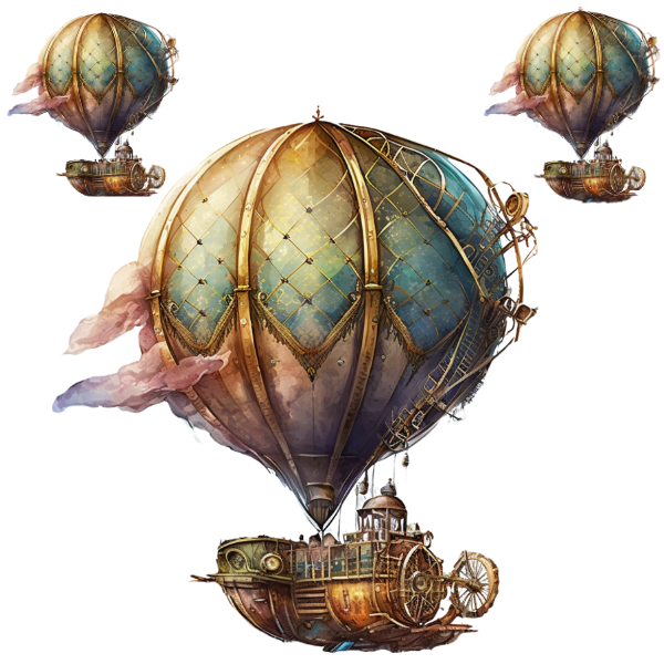 WhiteCloud Transfer - Steampunk Flying Machines 2