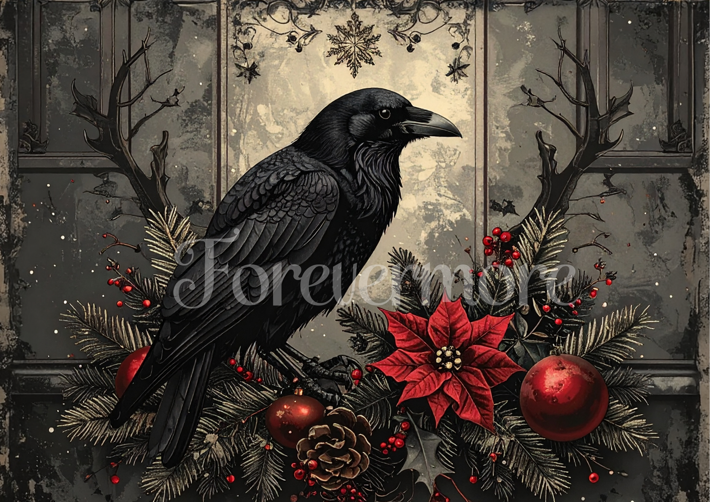 Forevermore Yule Raven
