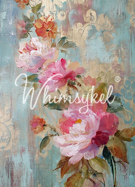 Fresco of Roses 2 | 18lb Decoupage Tissue Paper 14x20 in