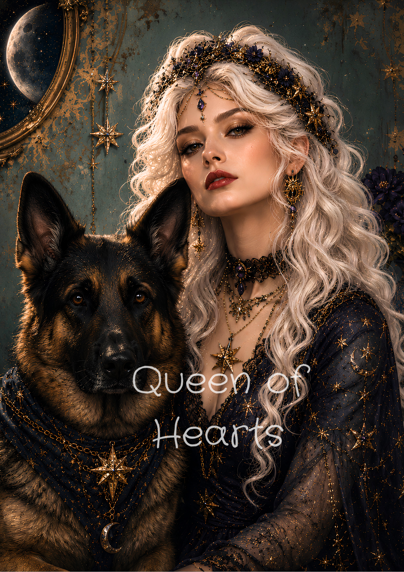 Queen of Hearts - Lady Lisa & Her German Shepherd Ruger