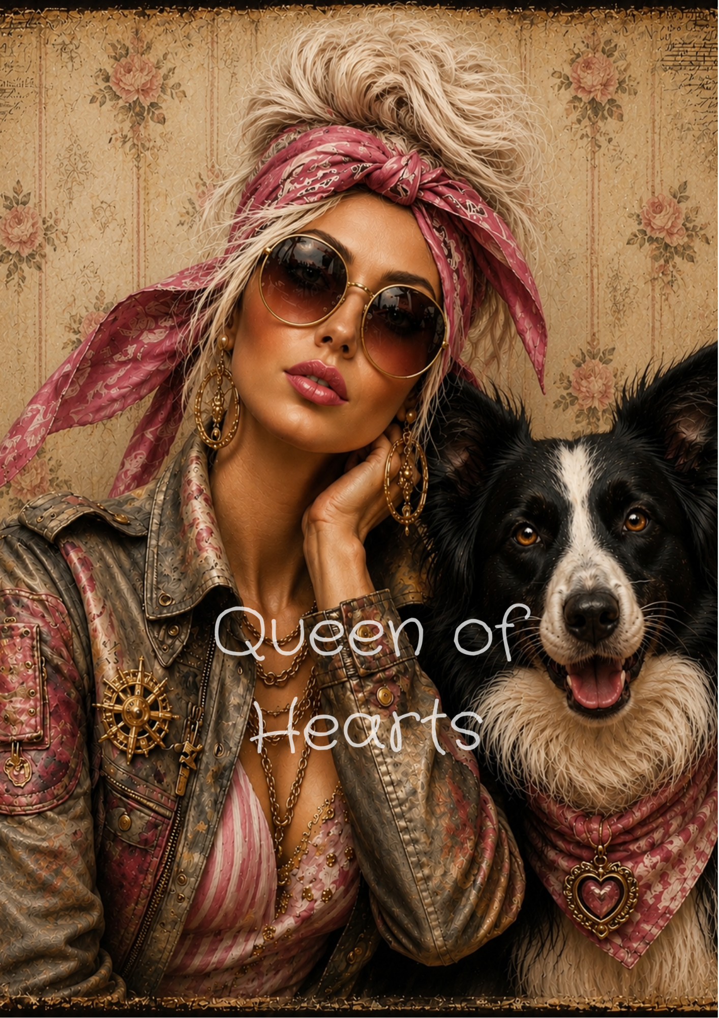 Queen of Hearts - Lady Vivienne and Her Border Collie