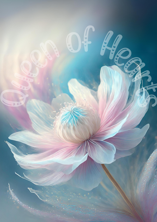 Queen of Hearts Rice Paper Prints - Love Blooms 2