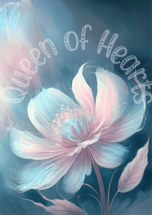 Queen of Hearts Rice Paper Prints - Love Blooms 3