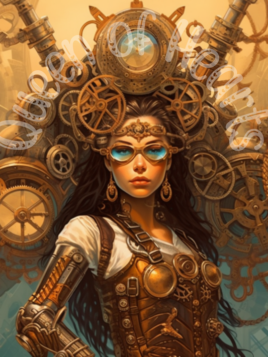 Queen of Hearts Rice Paper Prints - Mechana Warrior