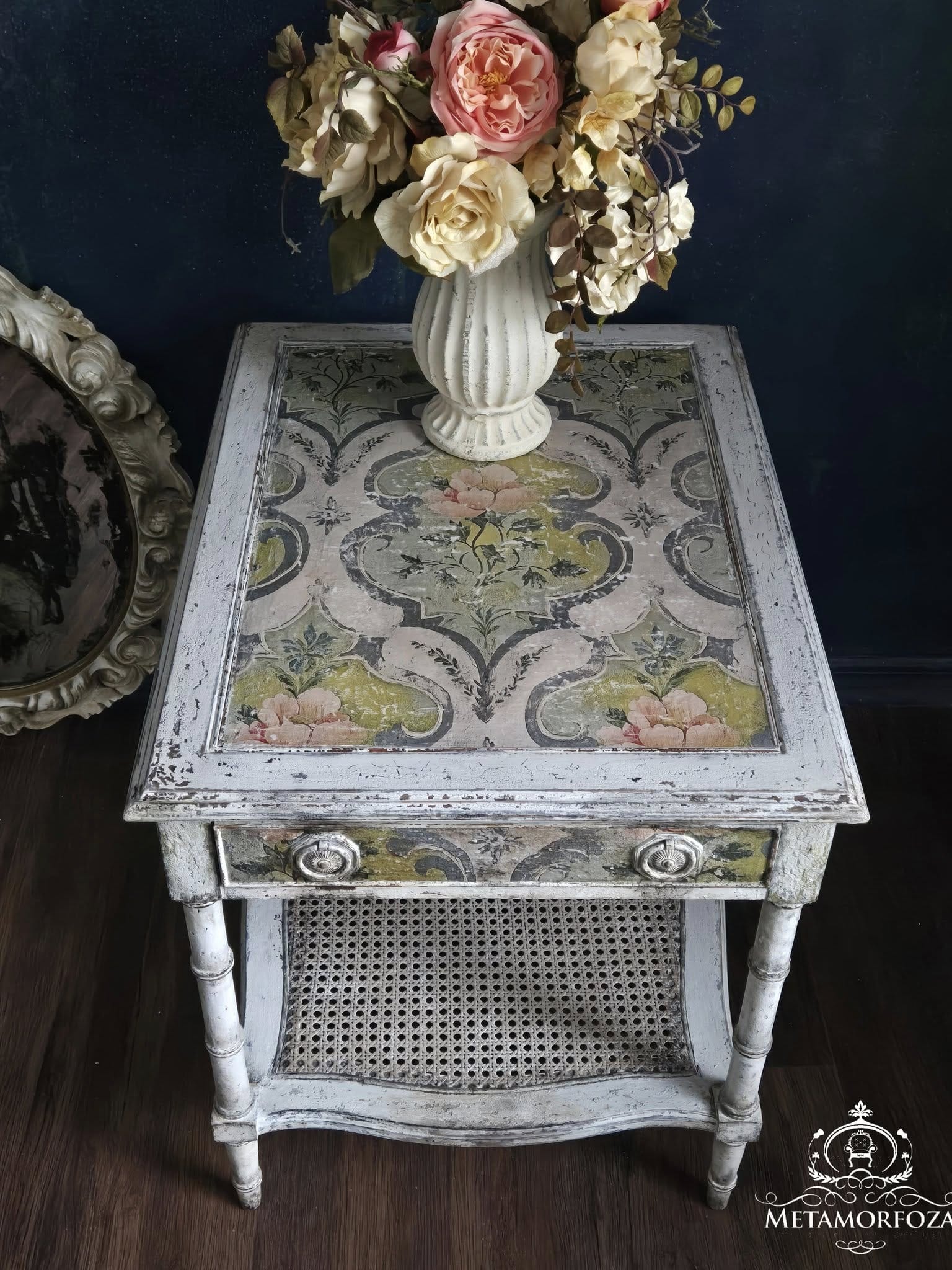 Romantic Fleurs  | 18 lb Decoupage Tissue Paper | 21x29 in