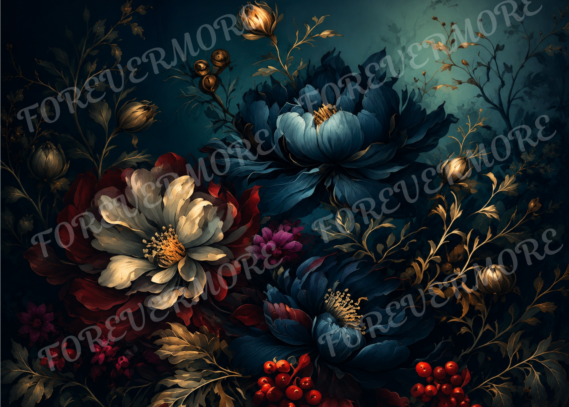 Forevermore - Moonlit Florals