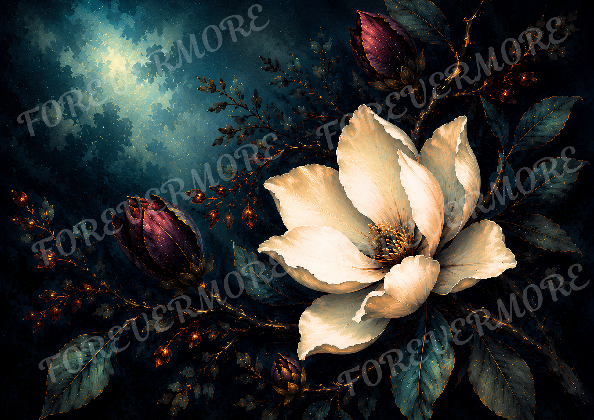 Forevermore - Moonlit Florals 2