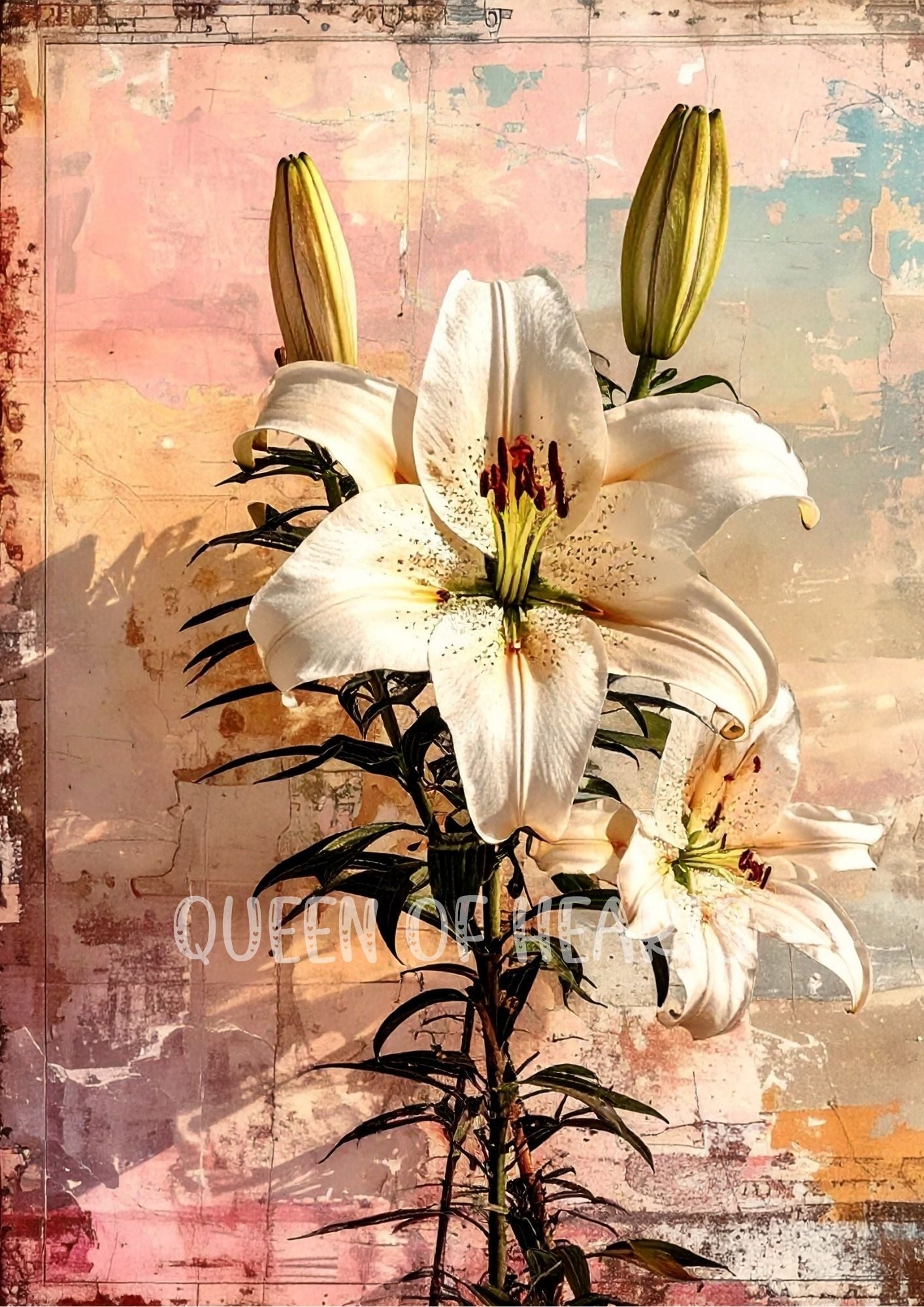 Queen of Hearts - Paris Blooms Collage 2