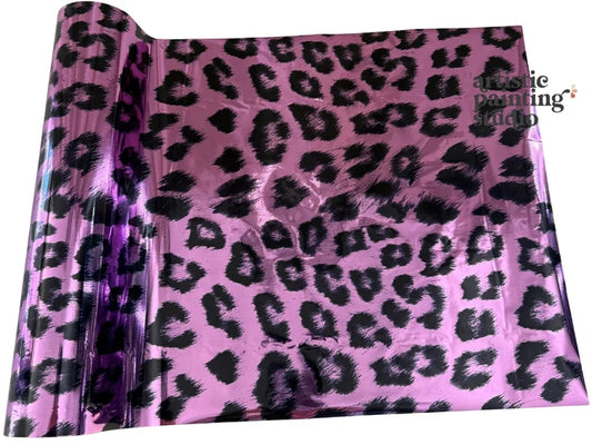 Pinky Paws decorative transfer foil by Artistic Painting Studio for furniture, craft, and fabric projects.