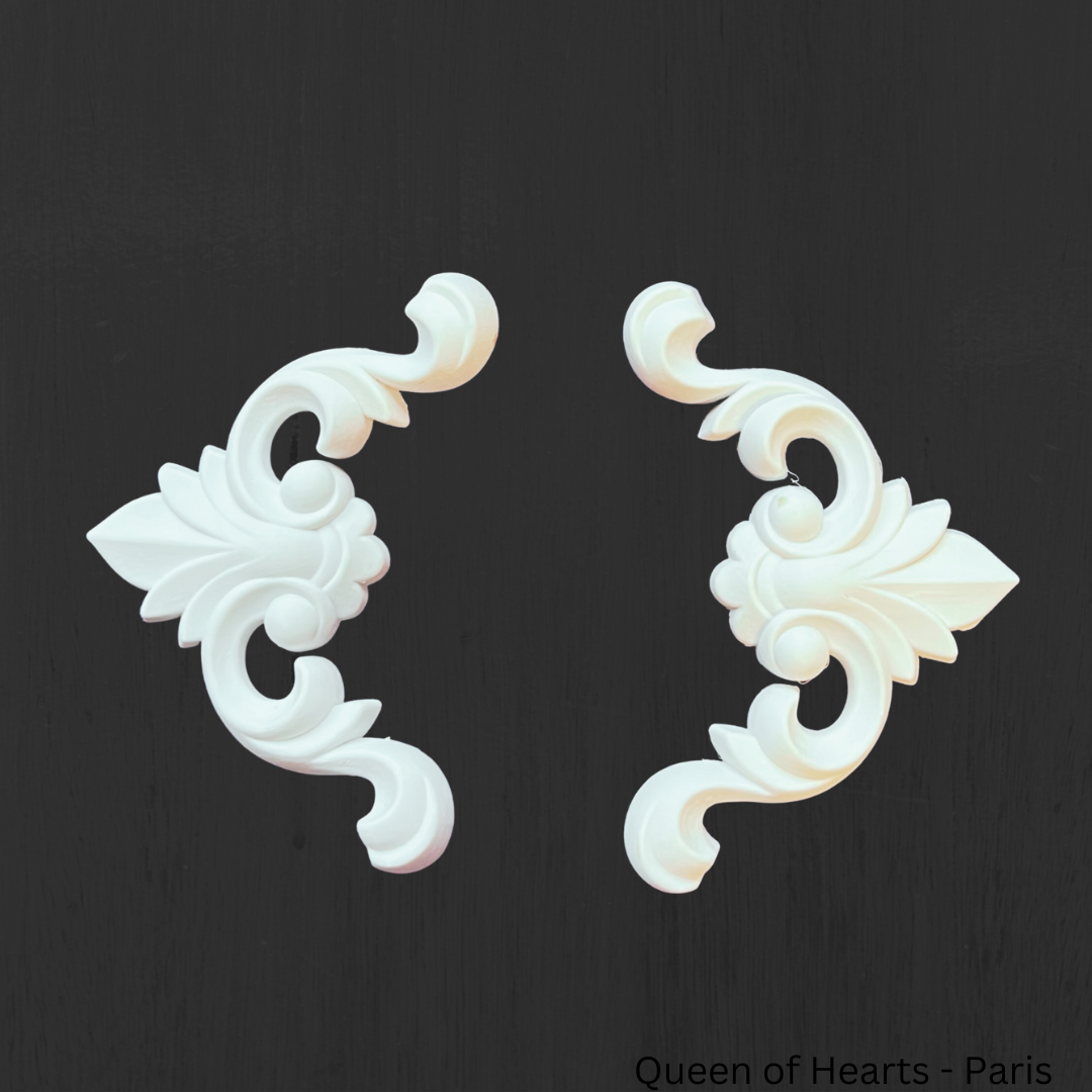 Corner Scroll Pediment Set