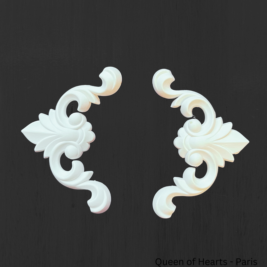 Corner Scroll Pediment Set