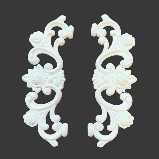 Appliques and Onlays Pack Of Two Pediments
