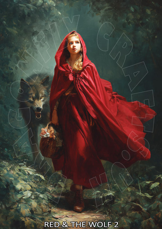 Dragonfly Crafts - Red & Her Wolf 2
