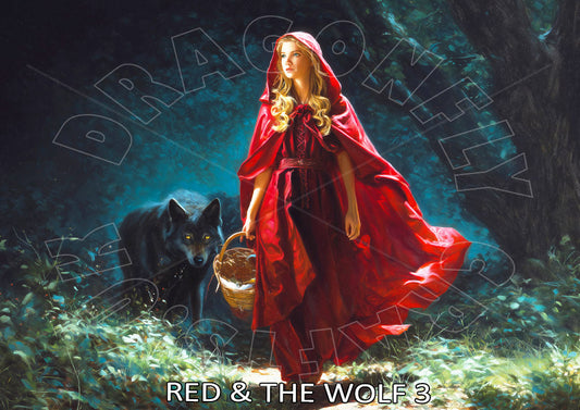 Dragonfly Crafts - Red & Her Wolf 3
