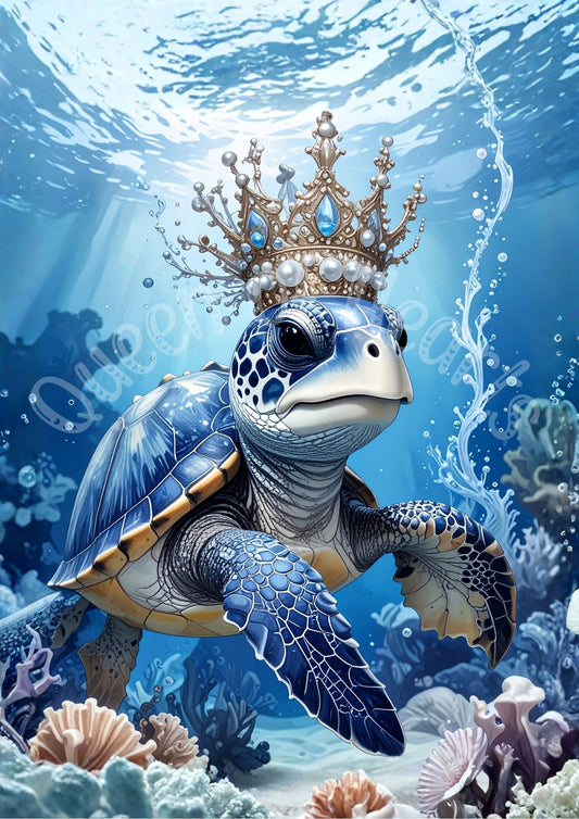 Queen of Hearts - Regal Turtle