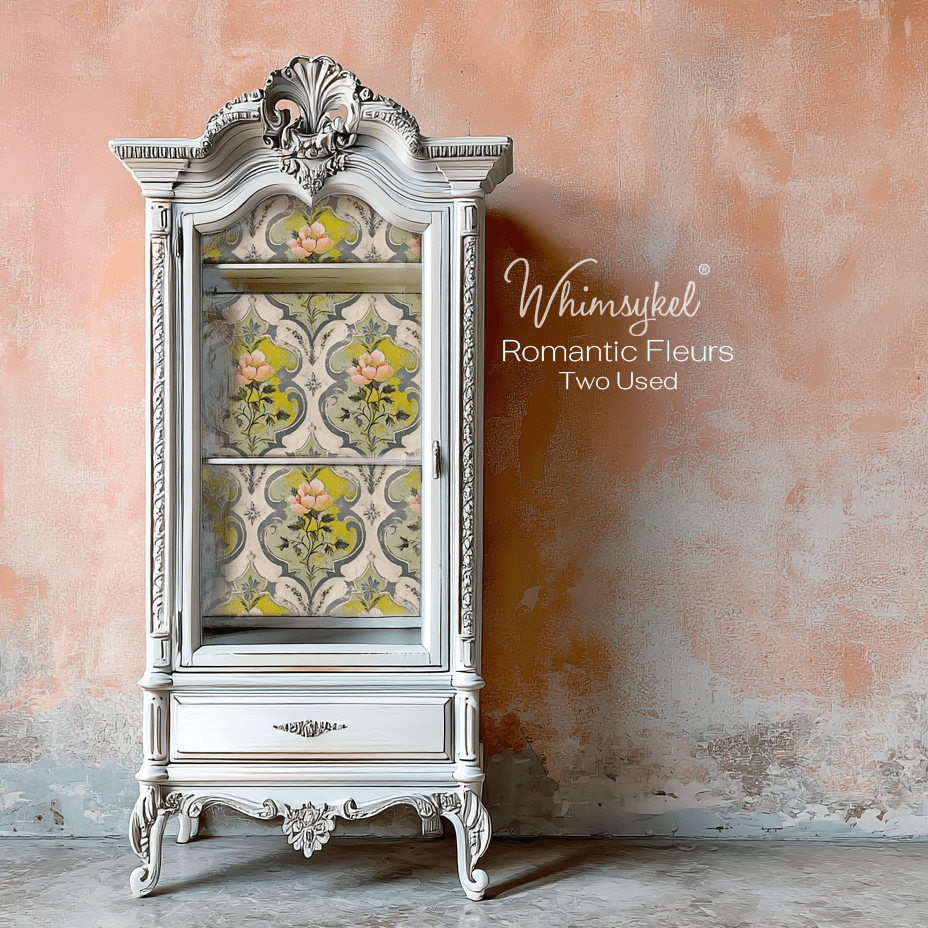 Romantic Fleurs  | 18 lb Decoupage Tissue Paper | 21x29 in
