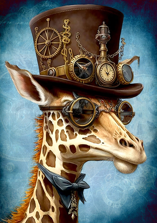 Dragonfly Crafts - Steampunk Giraffe 1