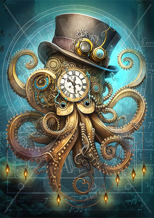 Dragonfly Crafts - Steampunk Octopus