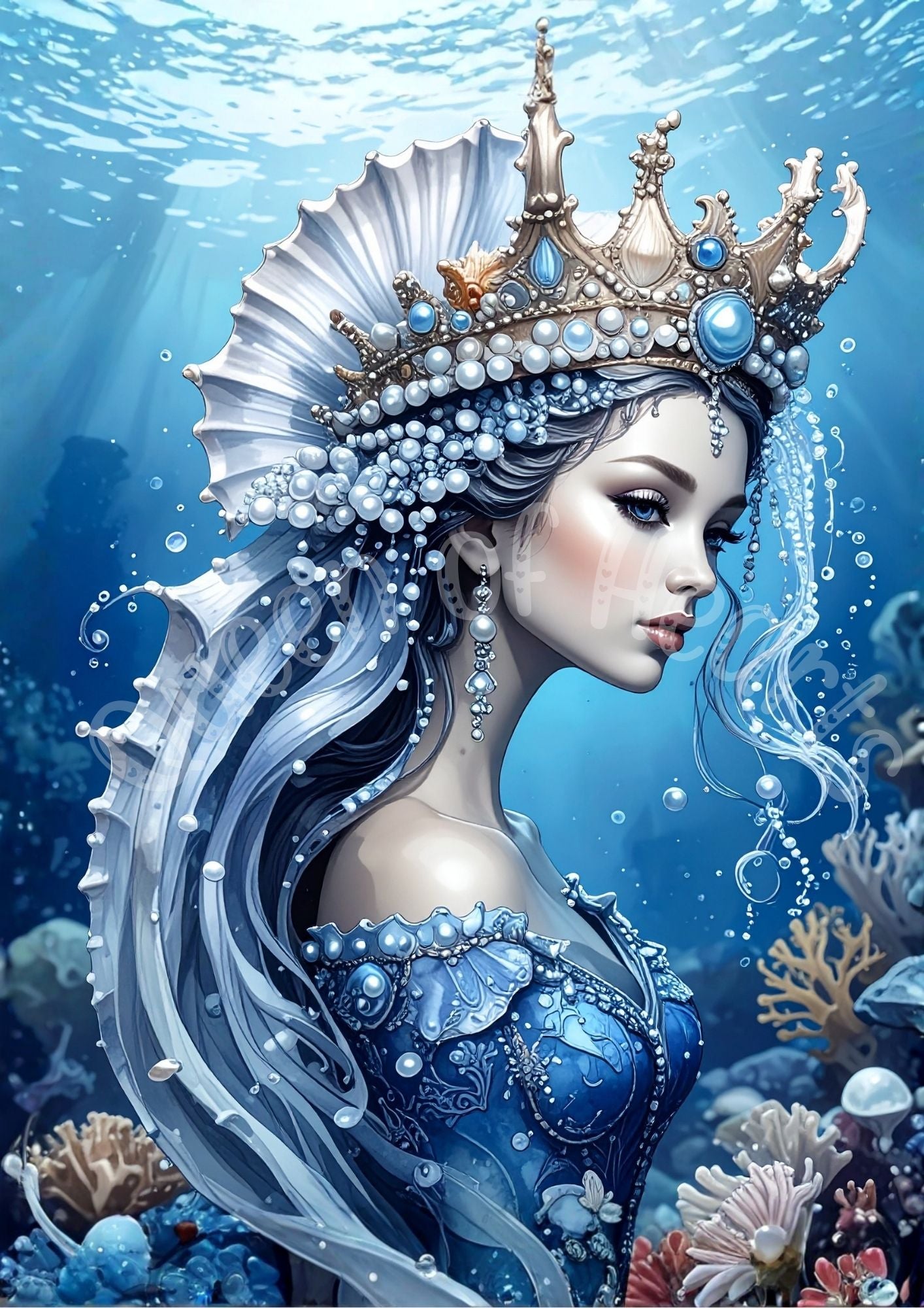 Queen of Hearts - Sea Goddess