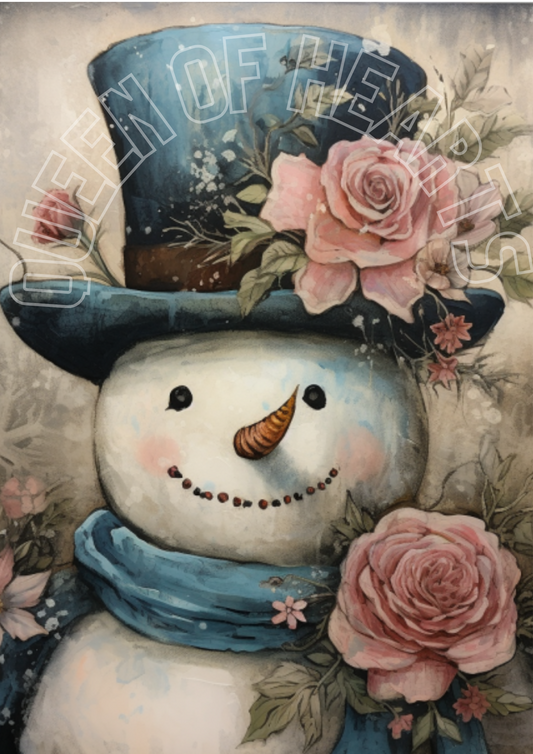 Queen of Hearts - Snowman