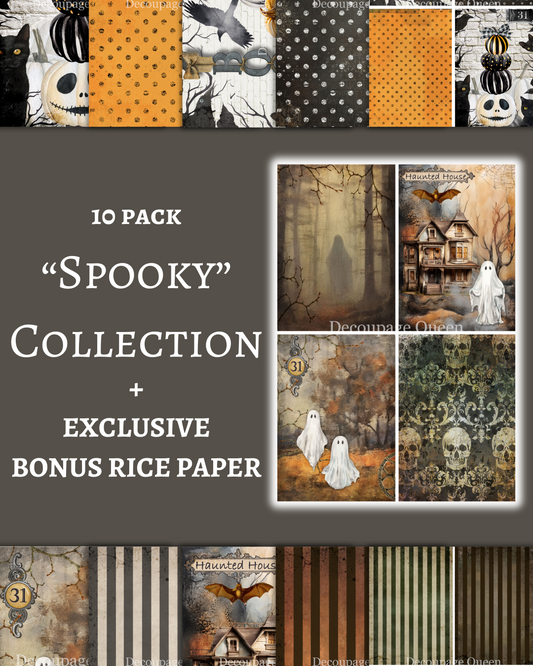 Spooky - 10 pack with Bonus Paper