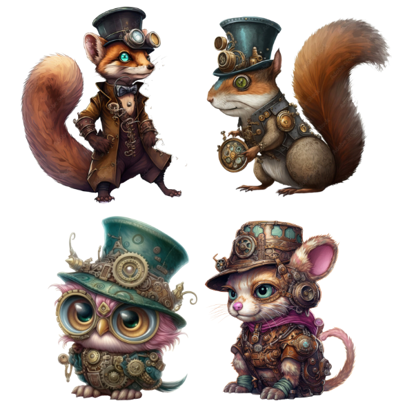 WhiteCloud Transfer - Steampunk Animals