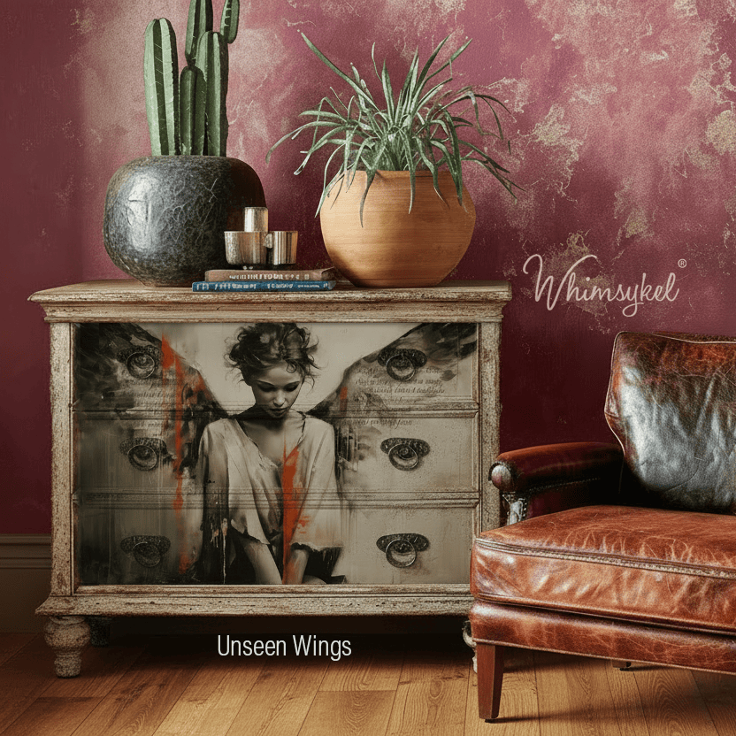 Unseen Wings | 18 lb Decoupage Tissue Paper | 29x21 in
