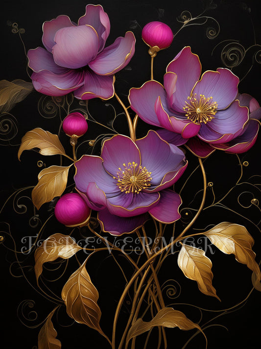 Whimsical Elegance in Bloom