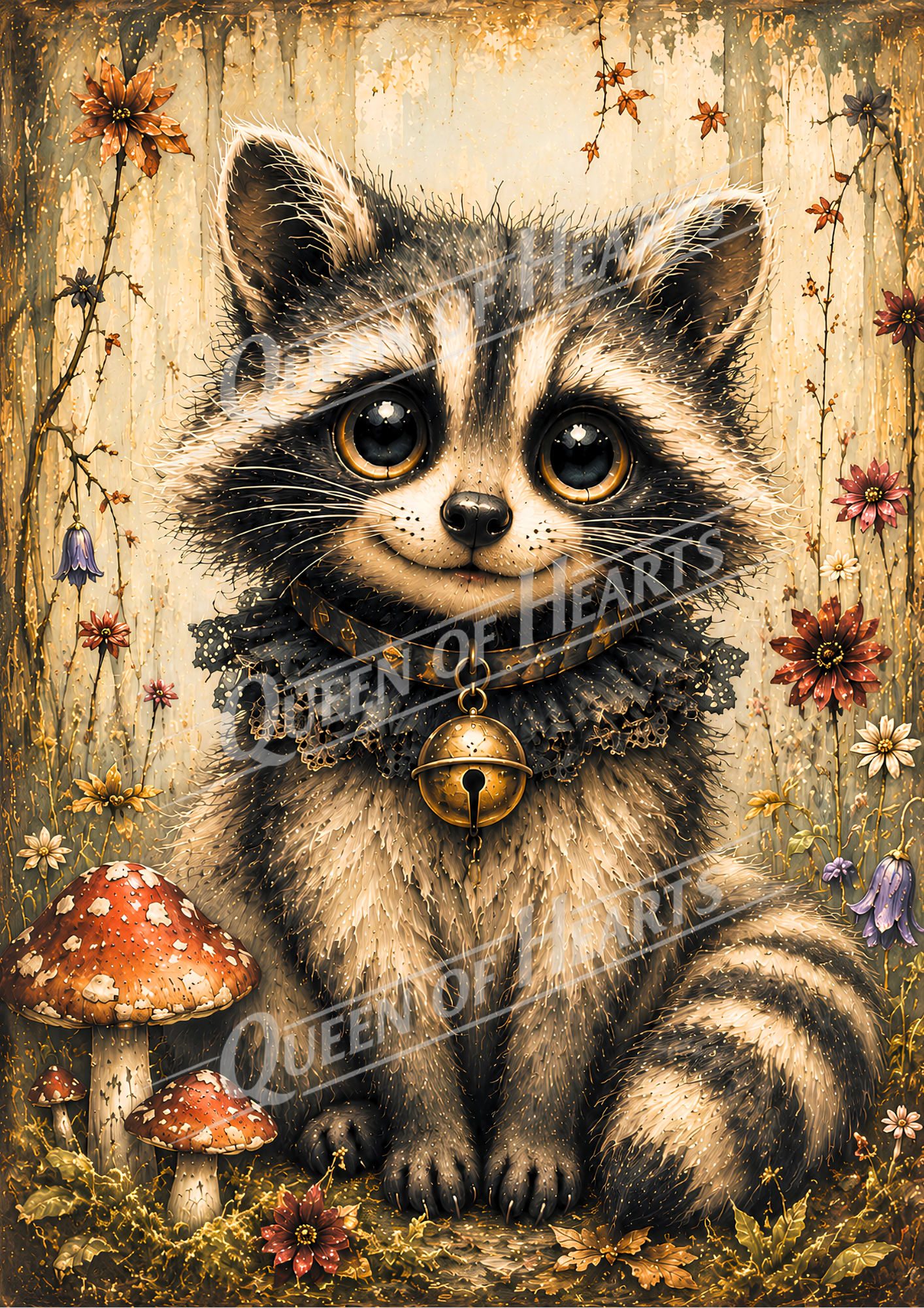 Queen of Hearts - The Creatures of Whiskers Hollow - 4 images and 1 bonus image with al 4