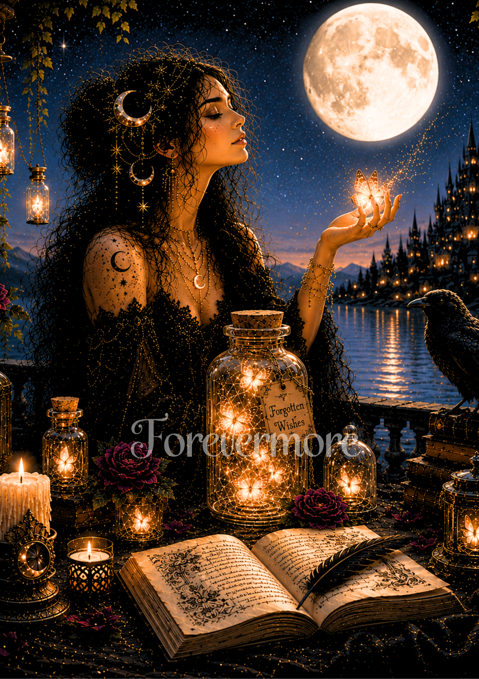 Forevermore - The Forgotten Wishes Collection | Complete 4-Pack with a bonus Collage Sheet of all 4