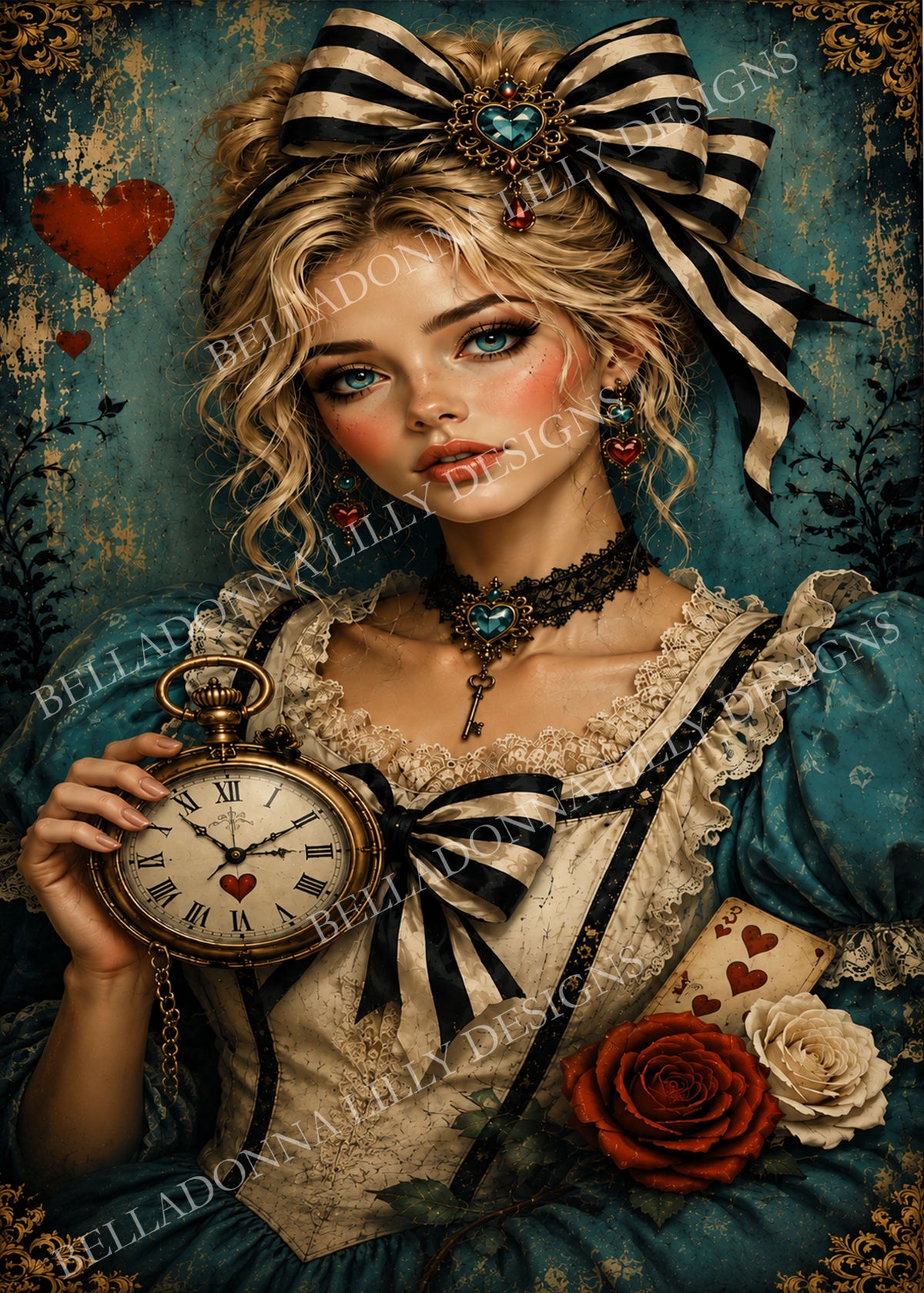 Alice – Decoupage Rice Paper