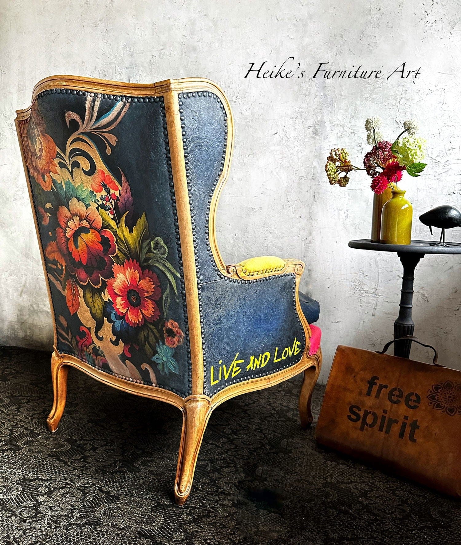 Boho Flowers  | 18 lb Decoupage Tissue Paper | 2 Sizes
