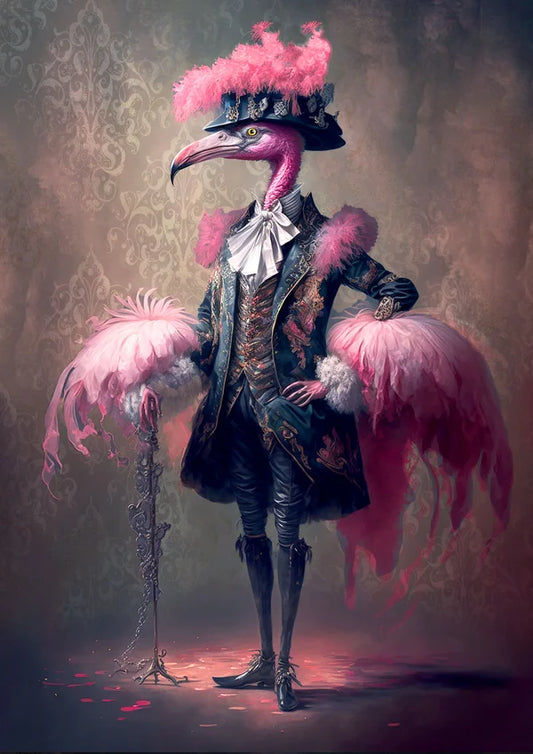 Dragonfly Crafts - Flamboyant Flamingo 1