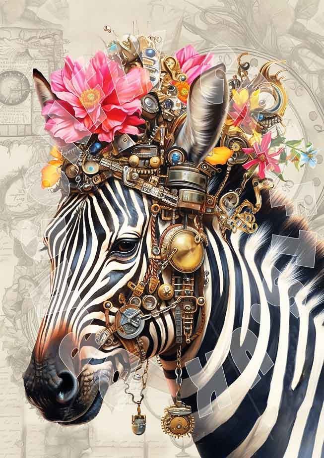 Dragonfly Crafts - Flamboyant Zebra 2