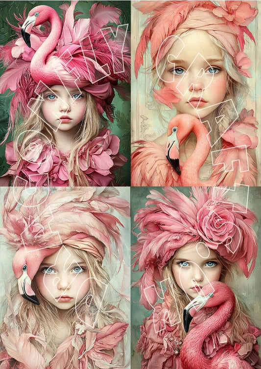 Dragonfly Crafts - Flamingo Princess Multi