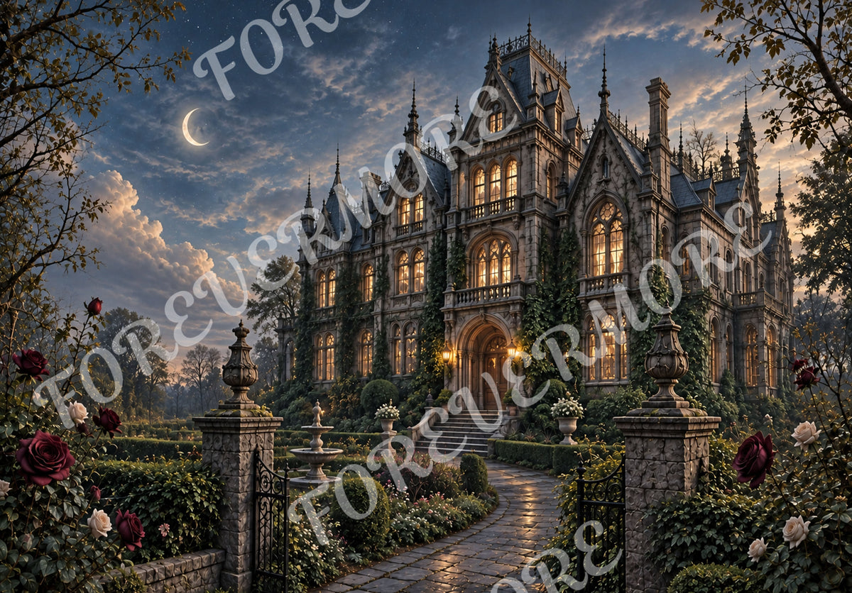 Forevermore – Forevermore Manor | Gothic Decoupage Rice Paper
