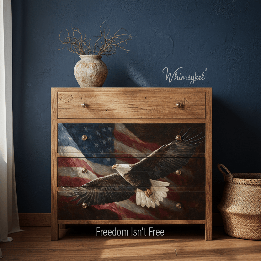 Freedom Isn't Free | 18 lb Decoupage Tissue Paper | 2 Sizes