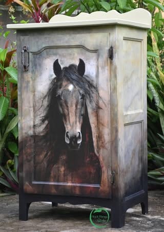 Heart Horse | 18 lb Decoupage Tissue Paper | 21x29 in
