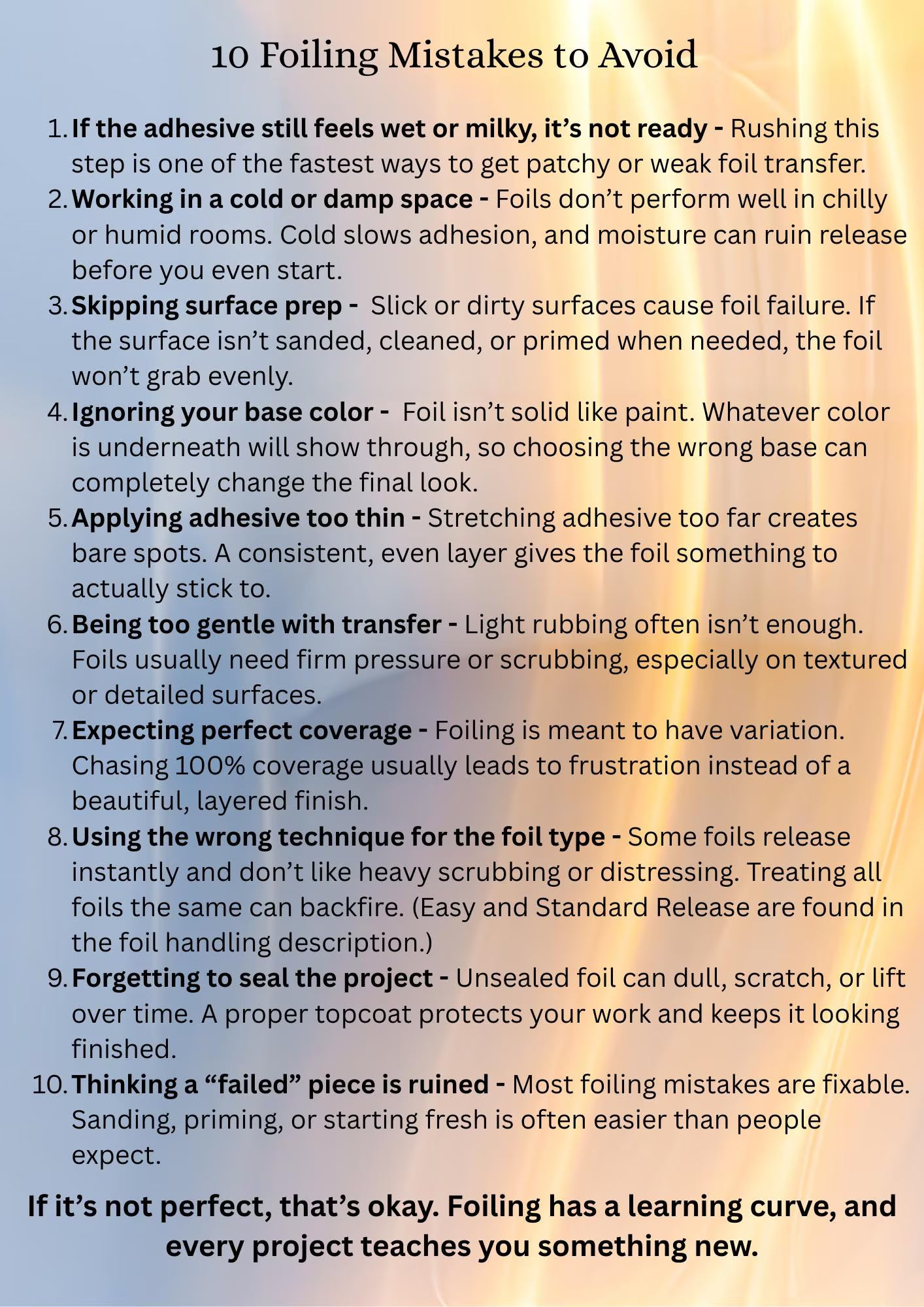 Snow Tiger Foil (transparent)