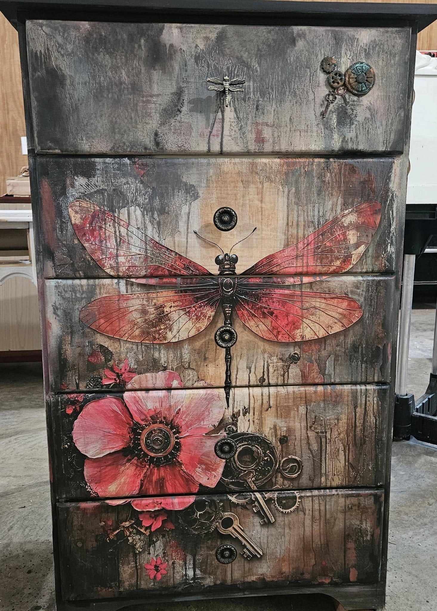 Industrial Bloom | 18 lb Decoupage Tissue Paper | 2 Sizes