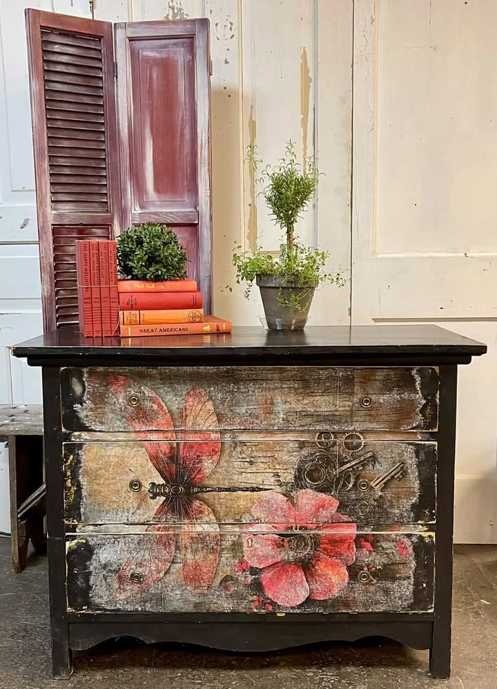 Industrial Bloom | 18 lb Decoupage Tissue Paper | 2 Sizes