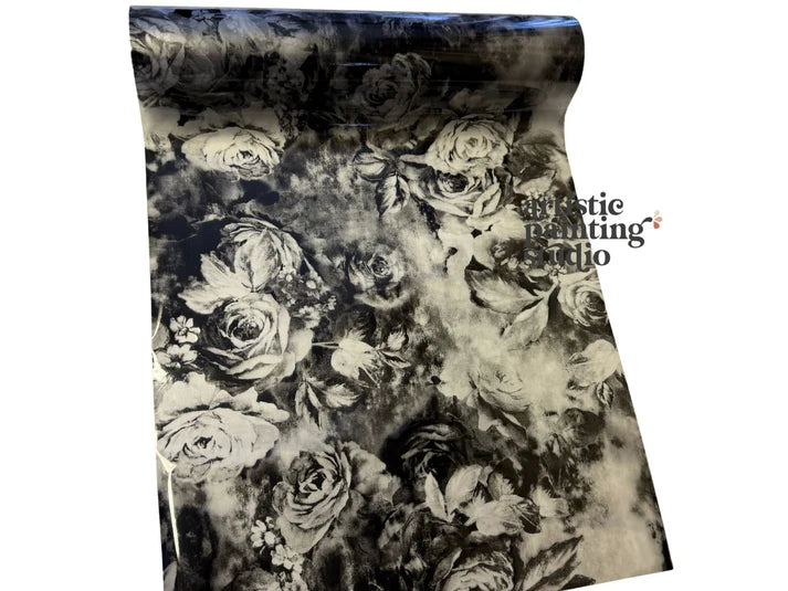 Jovie Floral Foil (semi-transparent)
