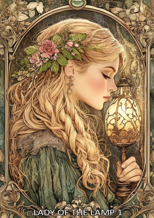 Dragonfly Crafts - Lady of the Lamp 1